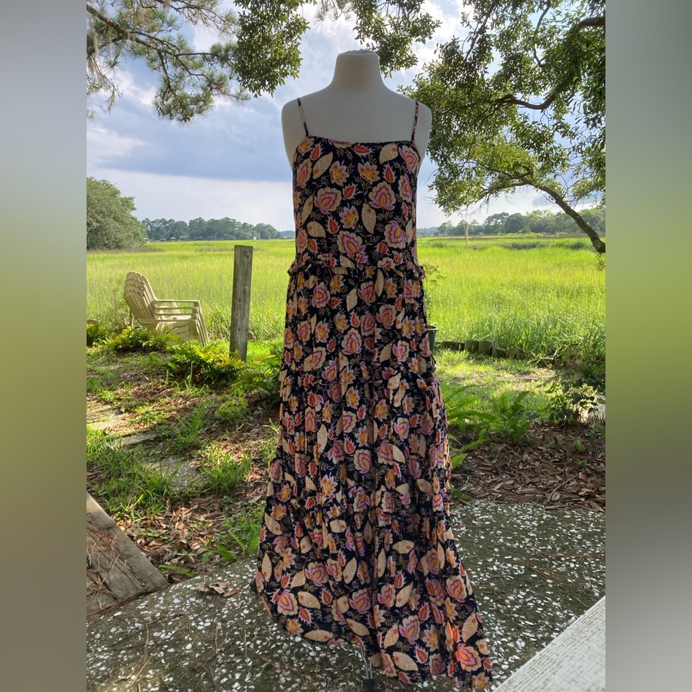 Flower flowy maxi sundress